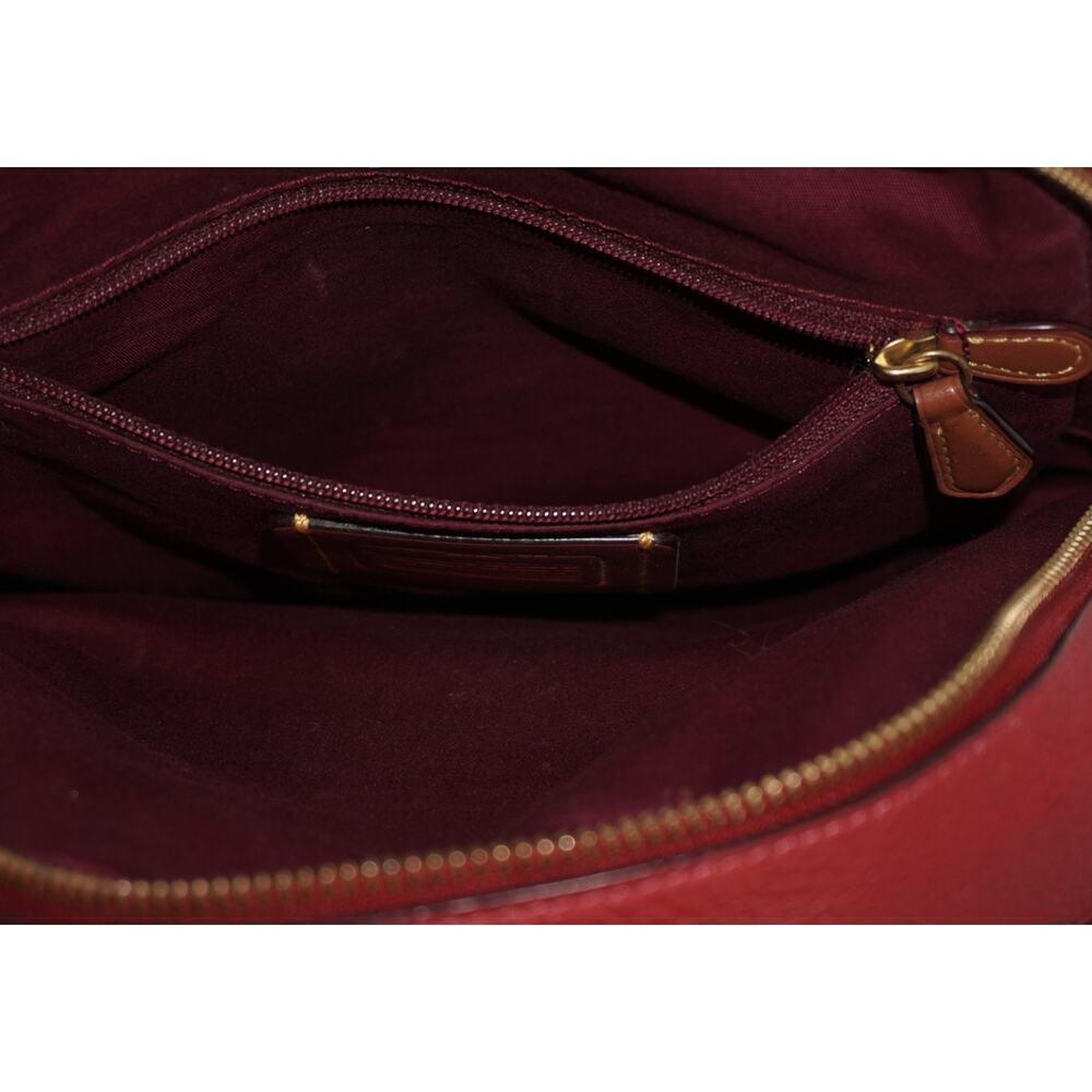 Coach 657 Carrie 23 Backpack Signature Colorblock Tan Red Apple Multi - Picture 8 of 14